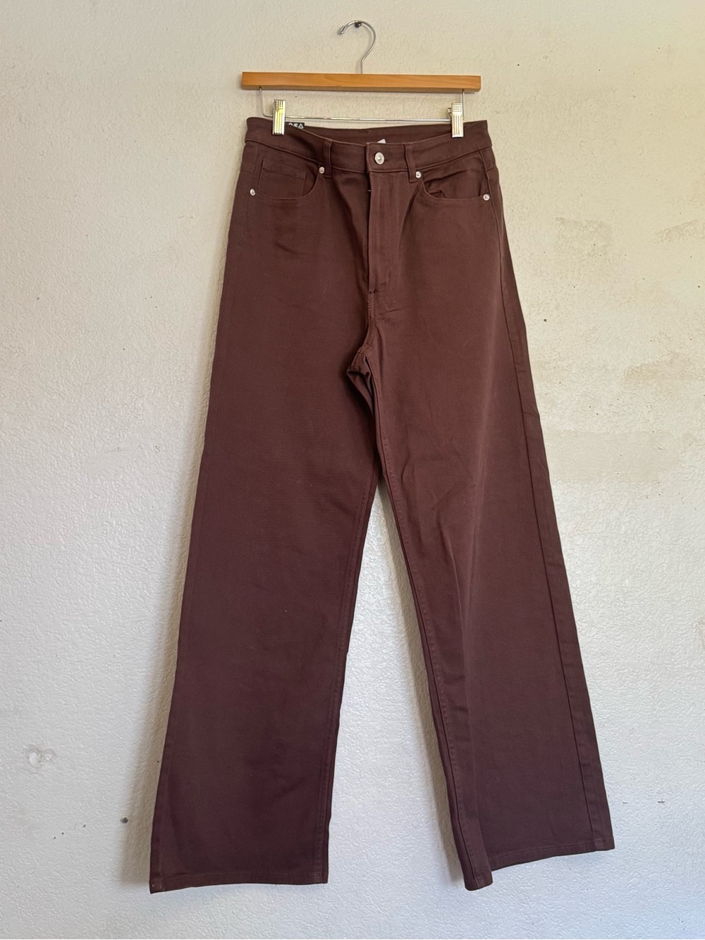 H&M Chocolate Brown Wide Leg Pants - Picture 7 of 8